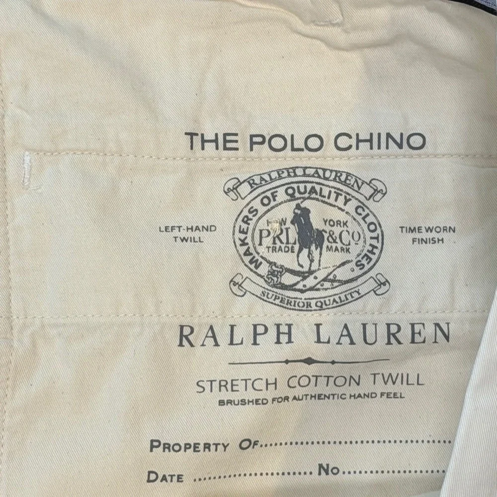 Polo Ralph Lauren Mens‎ White Classic Fit 9 Inch Stretch Chino Shorts 54B New